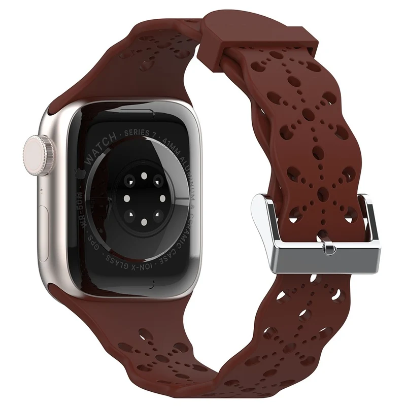 Cool Apple Watch Series 7 45mm Silikon / TPU armband