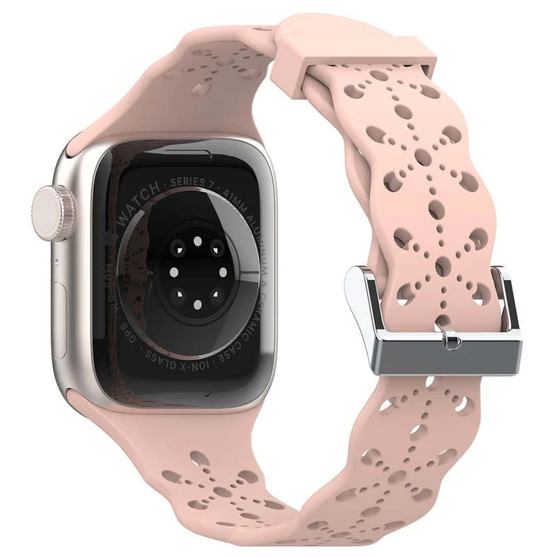 Cool Apple Watch Series 7 45mm Silikon / TPU armband