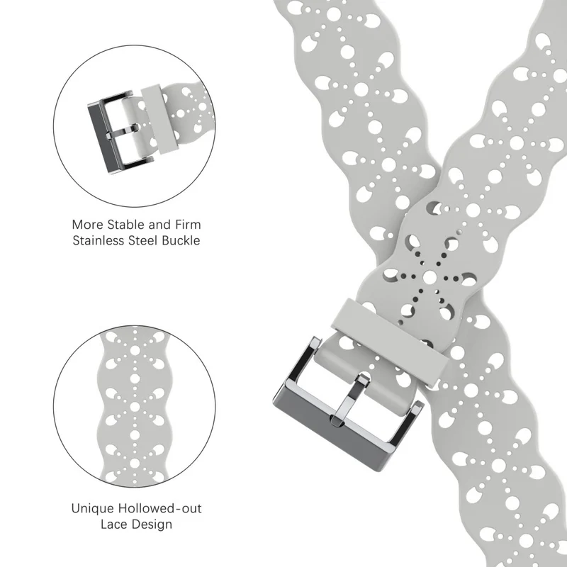Cool Apple Watch Series 7 45mm Silikon / TPU armband