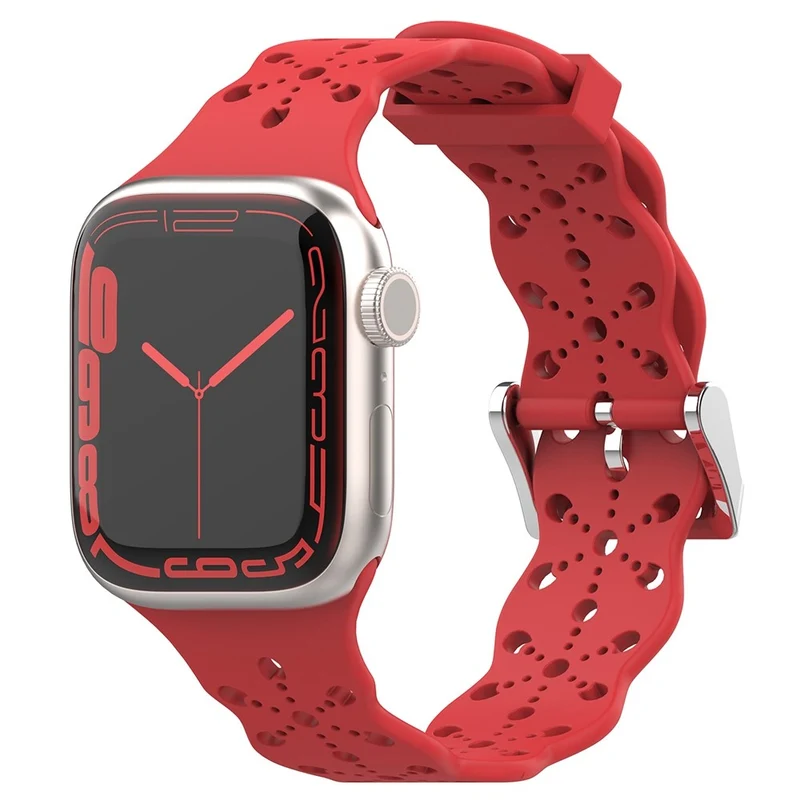 Cool Apple Watch Series 7 45mm Silikon / TPU armband