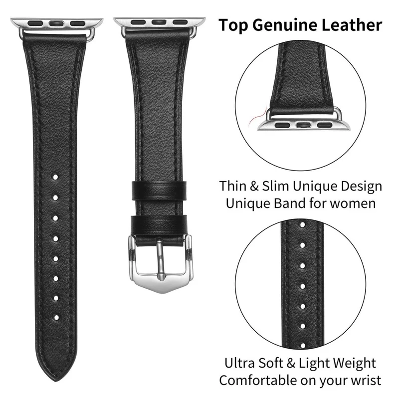 Sehr fantastisch Universell Apple Echtes Leder armband