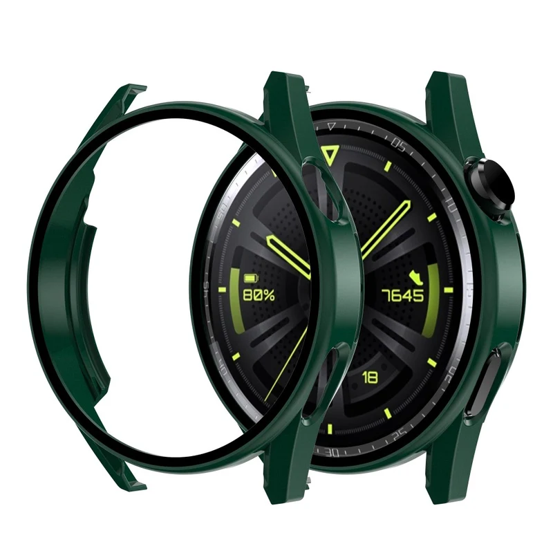 Super Modisch Huawei Watch GT 3 (46mm) Hülle mit Displayschutz in Plastik und Gehärtetes Glas