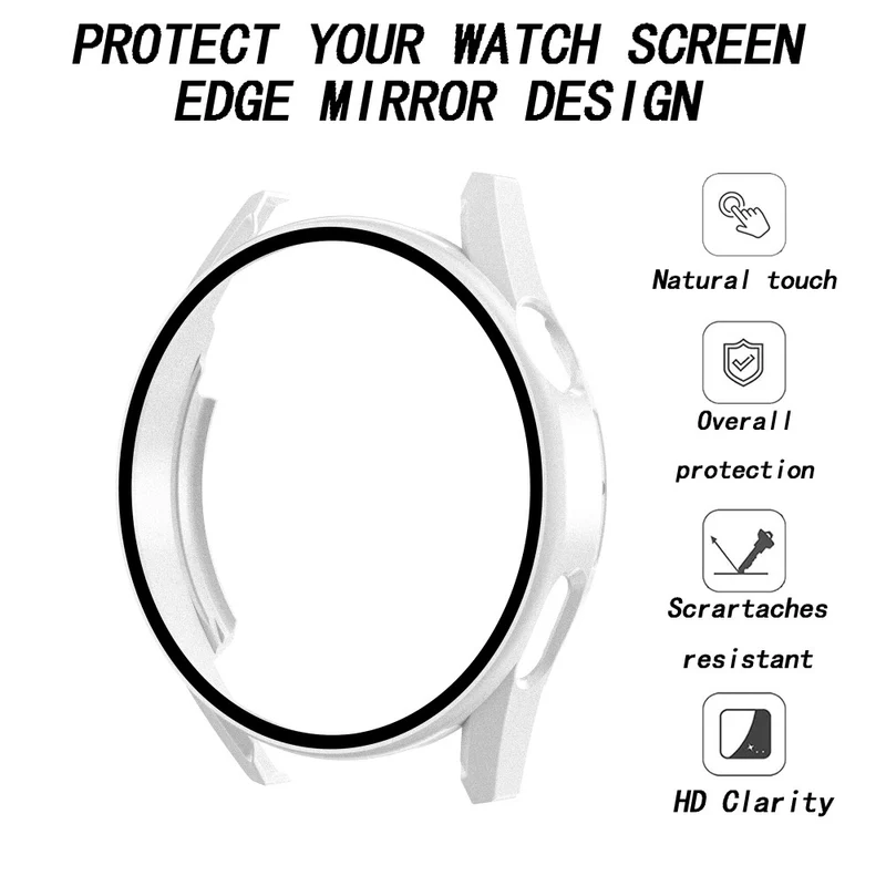 Super Modisch Huawei Watch GT 3 (46mm) Hülle mit Displayschutz in Plastik und Gehärtetes Glas