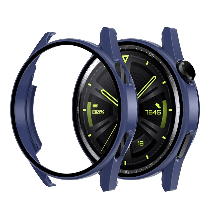 Super Schön Huawei Watch GT 3 (42mm) Hülle mit Displayschutz in Plastik und Gehärtetes Glas
