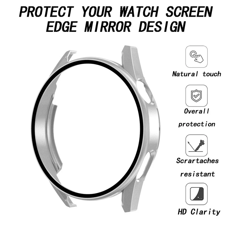 Super Schön Huawei Watch GT 3 (42mm) Hülle mit Displayschutz in Plastik und Gehärtetes Glas