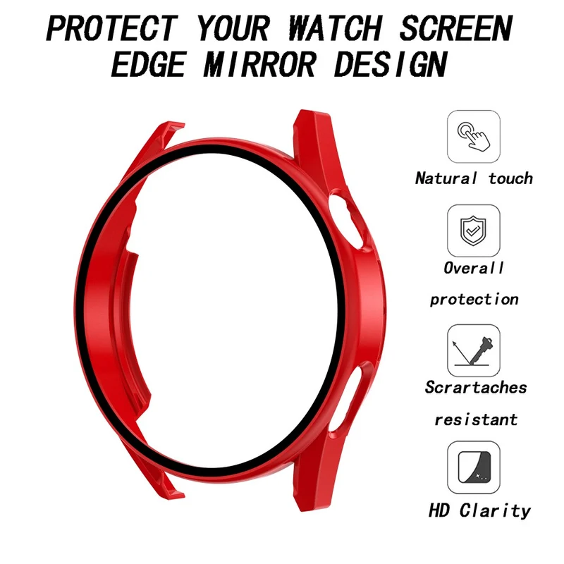 Super Schön Huawei Watch GT 3 (42mm) Hülle mit Displayschutz in Plastik und Gehärtetes Glas