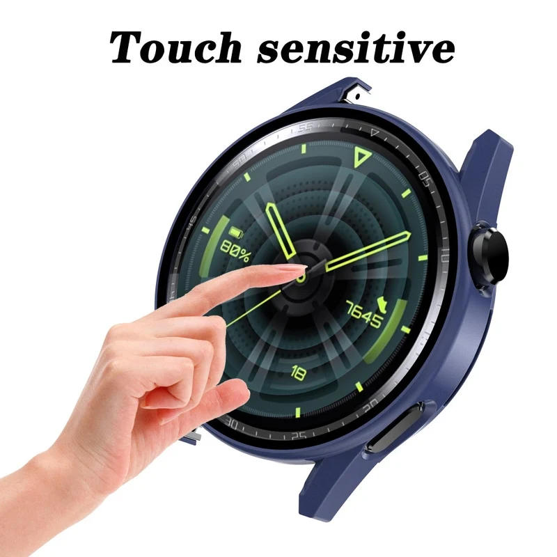 Super Schön Huawei Watch GT 3 (42mm) Hülle mit Displayschutz in Plastik und Gehärtetes Glas