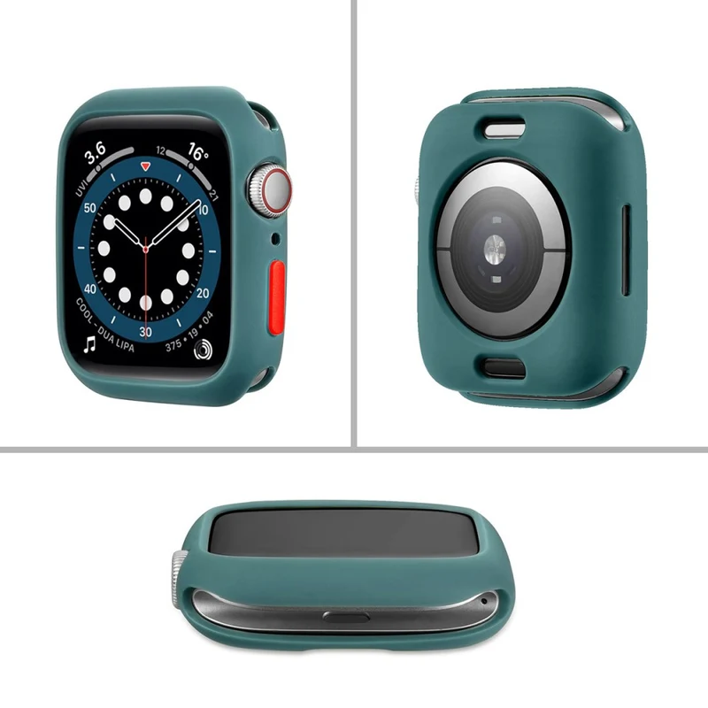 Mega Schön Apple Watch Series 7 41mm Hülle mit Displayschutz in Silikon / TPU