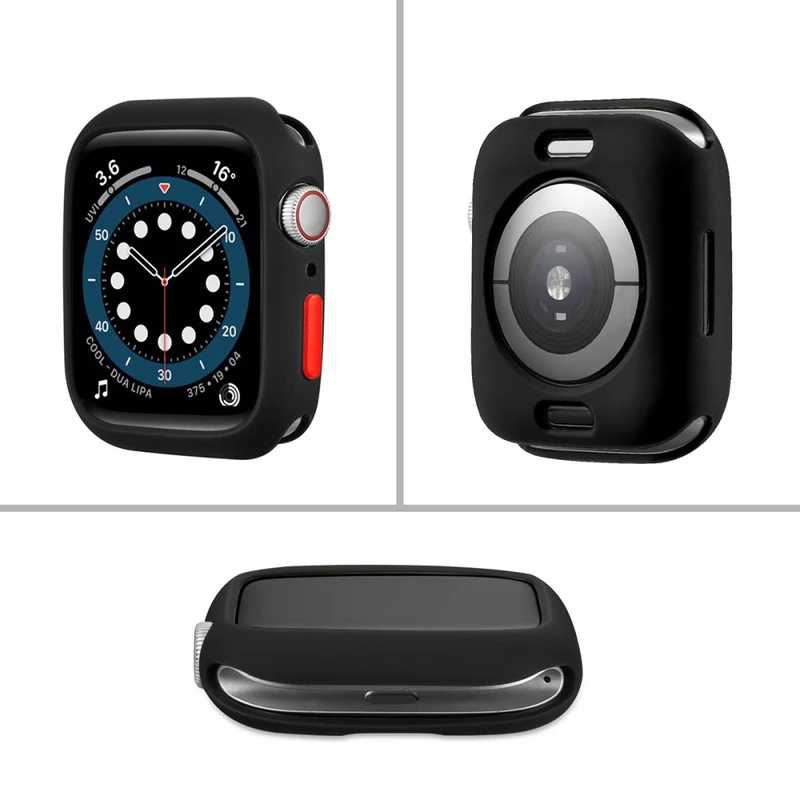 Mega Schön Apple Watch Series 7 41mm Hülle mit Displayschutz in Silikon / TPU
