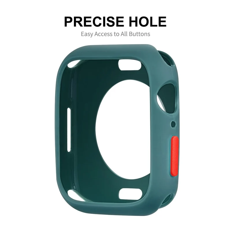 Mega Schön Apple Watch Series 7 41mm Hülle mit Displayschutz in Silikon / TPU