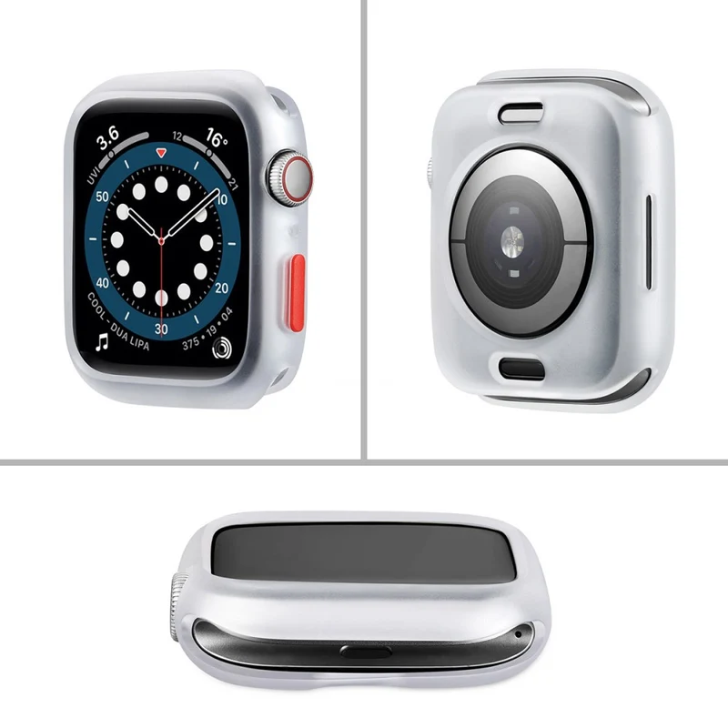 Mega Schön Apple Watch Series 7 41mm Hülle mit Displayschutz in Silikon / TPU