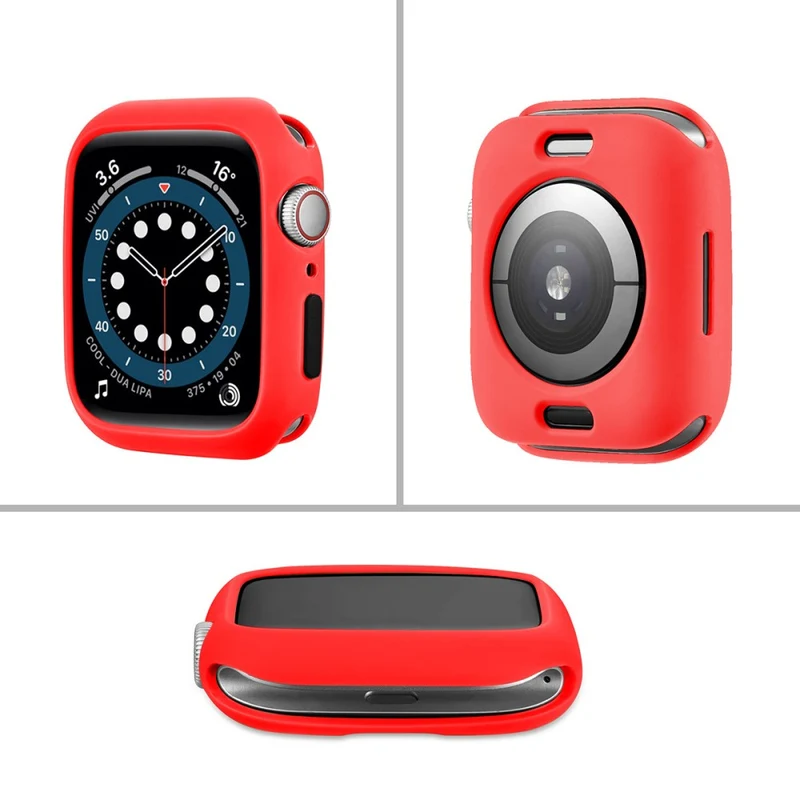 Mega Schön Apple Watch Series 7 41mm Hülle mit Displayschutz in Silikon / TPU
