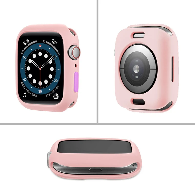 Mega Schön Apple Watch Series 7 41mm Hülle mit Displayschutz in Silikon / TPU