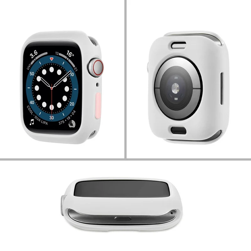 Mega Stylisch Apple Watch Series 7 45mm Hülle mit Displayschutz in Silikon / TPU