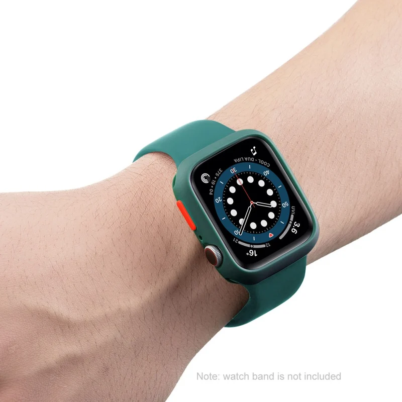 Mega Stylisch Apple Watch Series 7 45mm Hülle mit Displayschutz in Silikon / TPU