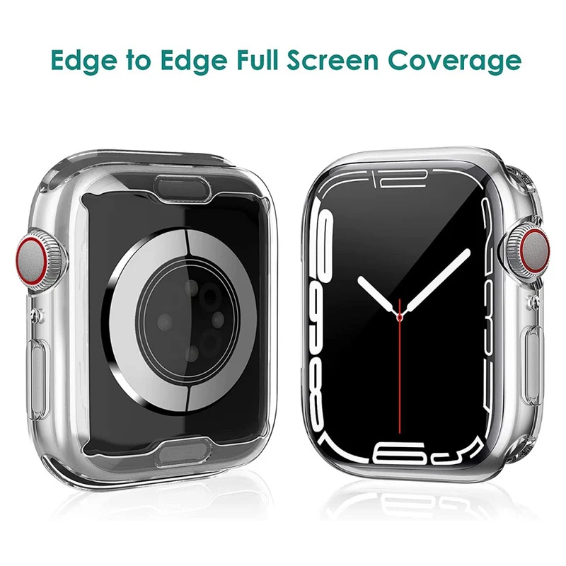 Mega Gut Apple Watch Series 7 45mm Silikon / TPU Hülle