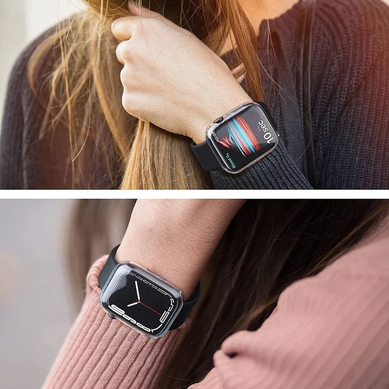 Mega Gut Apple Watch Series 7 45mm Silikon / TPU Hülle