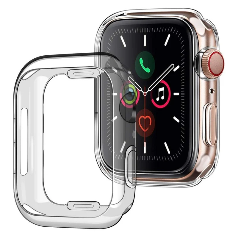 Schön Apple Watch Series 7 41mm Silikon / TPU Hülle