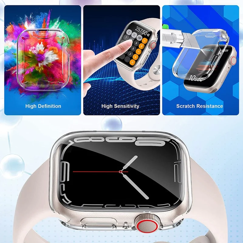 Schön Apple Watch Series 7 41mm Silikon / TPU Hülle