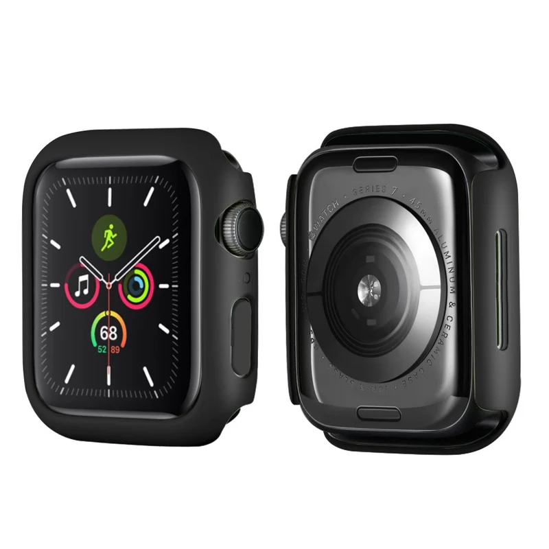 Unglaublich Modisch Apple Watch Series 7 45mm Plastik Hülle
