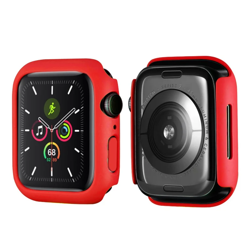 Unglaublich Modisch Apple Watch Series 7 45mm Plastik Hülle