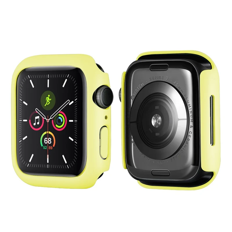 Unglaublich Modisch Apple Watch Series 7 45mm Plastik Hülle