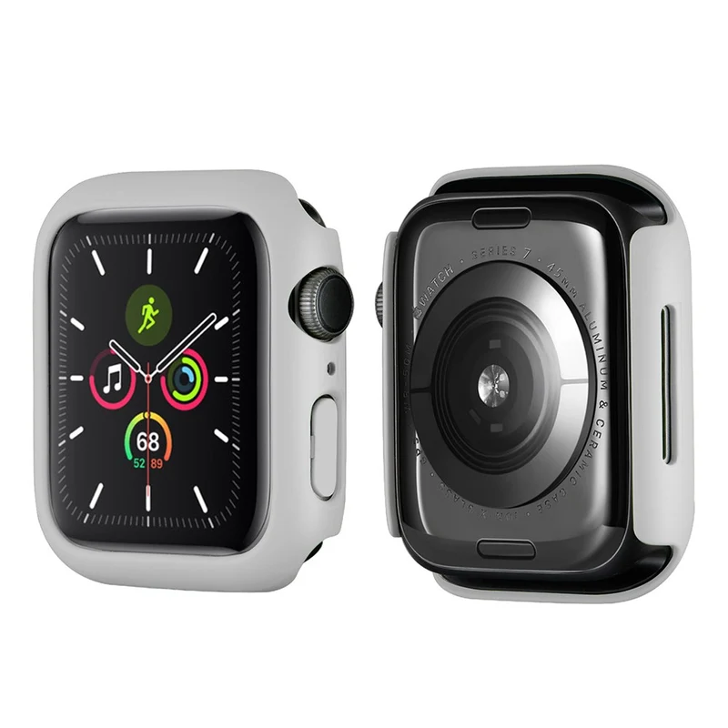 Unglaublich Modisch Apple Watch Series 7 45mm Plastik Hülle