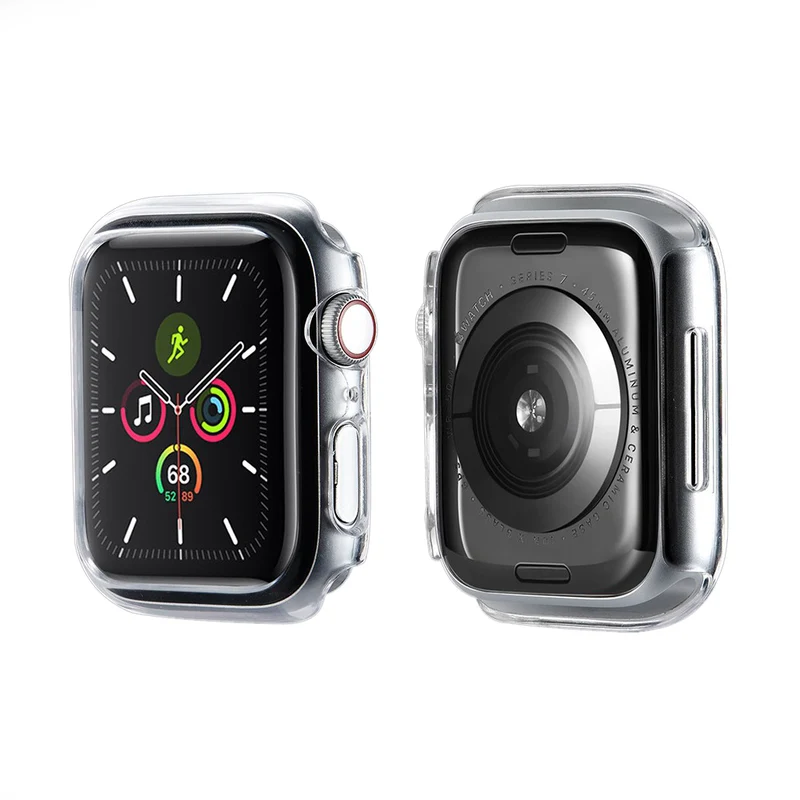 Unglaublich Modisch Apple Watch Series 7 45mm Plastik Hülle