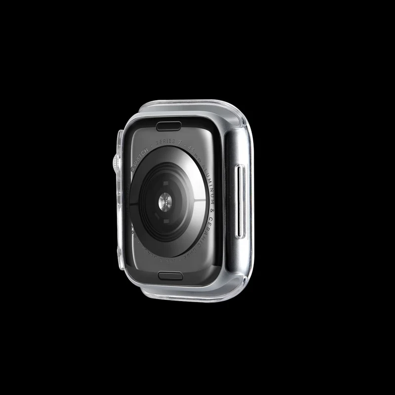 Unglaublich Modisch Apple Watch Series 7 45mm Plastik Hülle