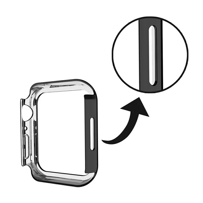 Auffallend Nett Apple Watch Series 7 45mm Plastik Hülle