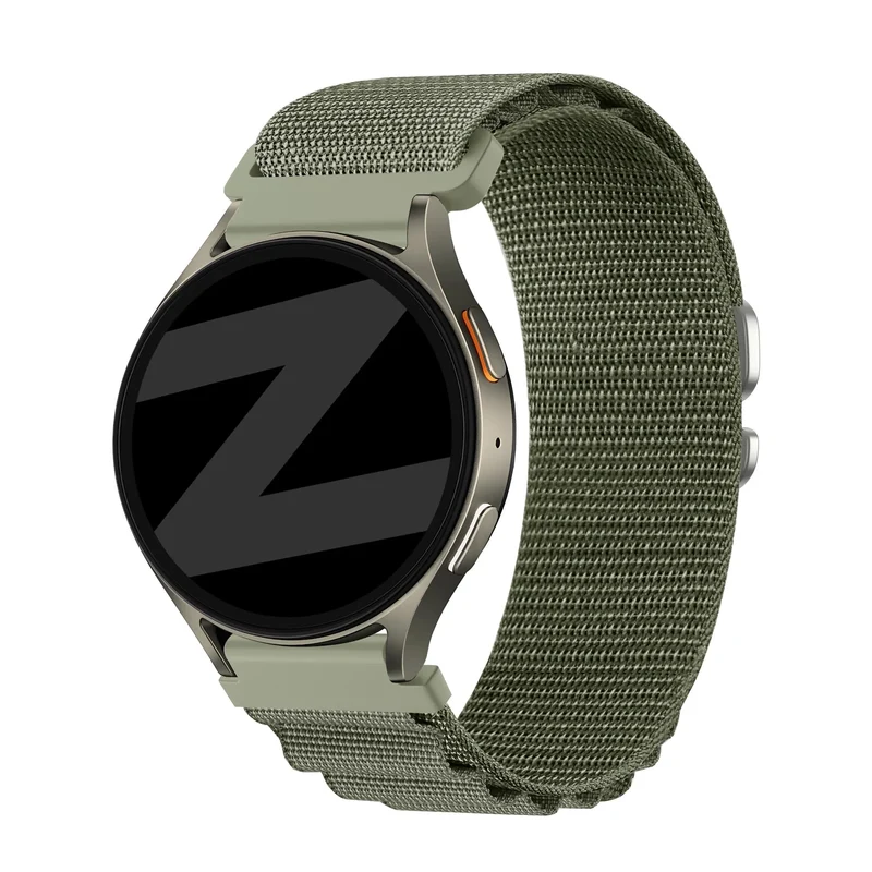 Bandz Oppo Watch S Alpine Armband (Olivgrün)