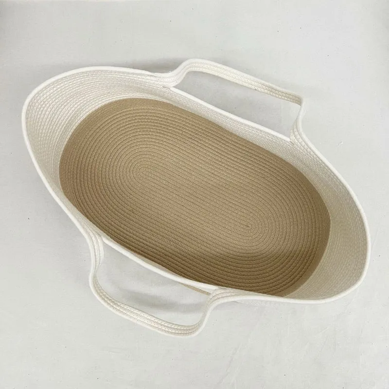 Bio-Baumwolle Fitted Wickelauflagenbezug mit elastischem Rock