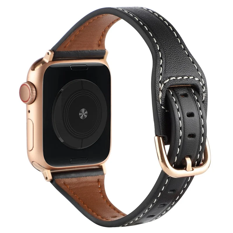 Sehr gepflegt Universell Apple Echtes Leder armband