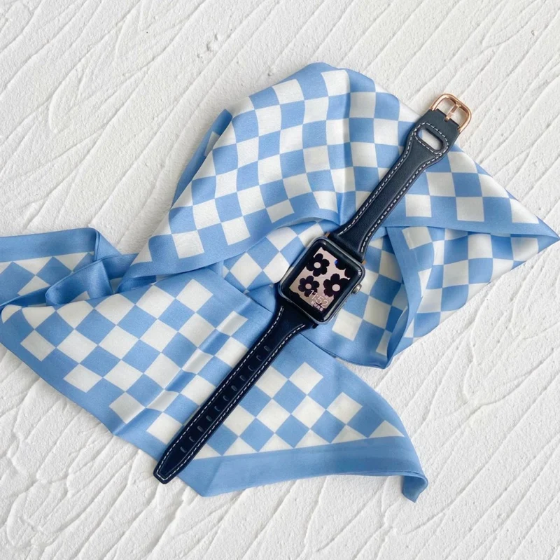 Sehr gepflegt Universell Apple Echtes Leder armband