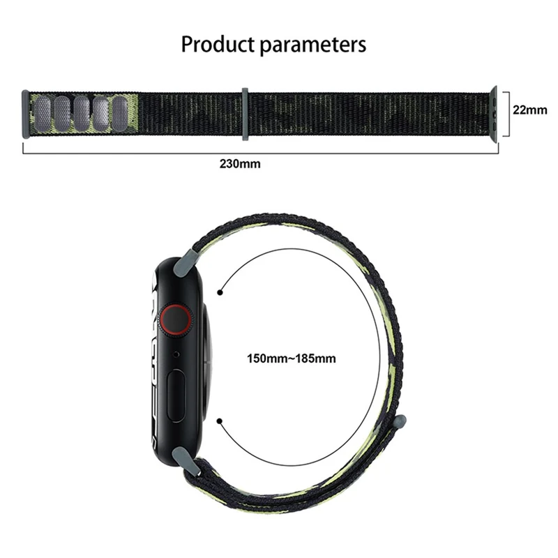 Auffallend stilvoll Universell Apple Textil / Nylon armband