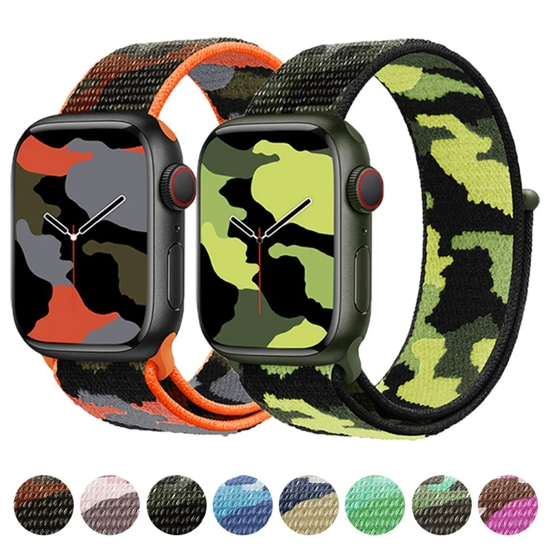 Auffallend stilvoll Universell Apple Textil / Nylon armband