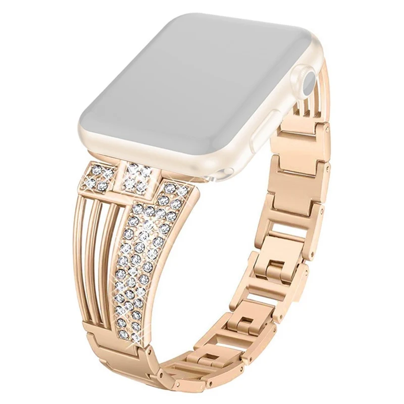 Mega cool Universell Apple Metall und Strass armband
