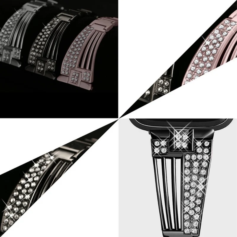 Mega cool Universell Apple Metall und Strass armband