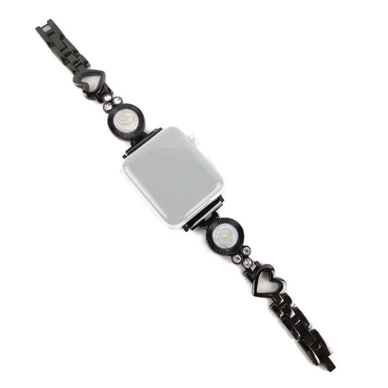 Mega haltbar Universell Apple Metall und Strass armband