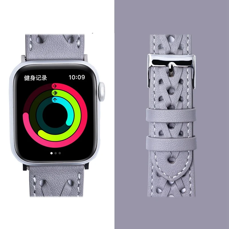 Unglaublich stylisch Universell Apple Echtes Leder armband