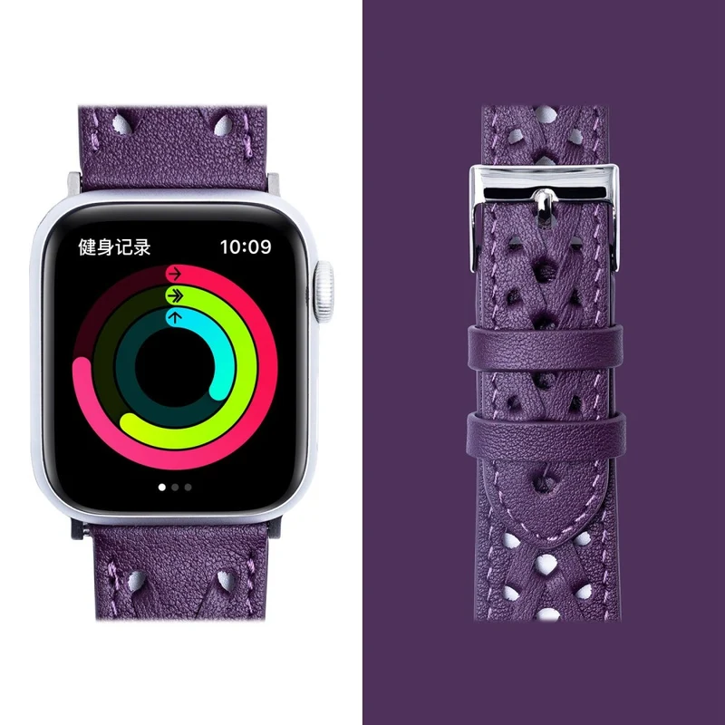 Unglaublich stylisch Universell Apple Echtes Leder armband