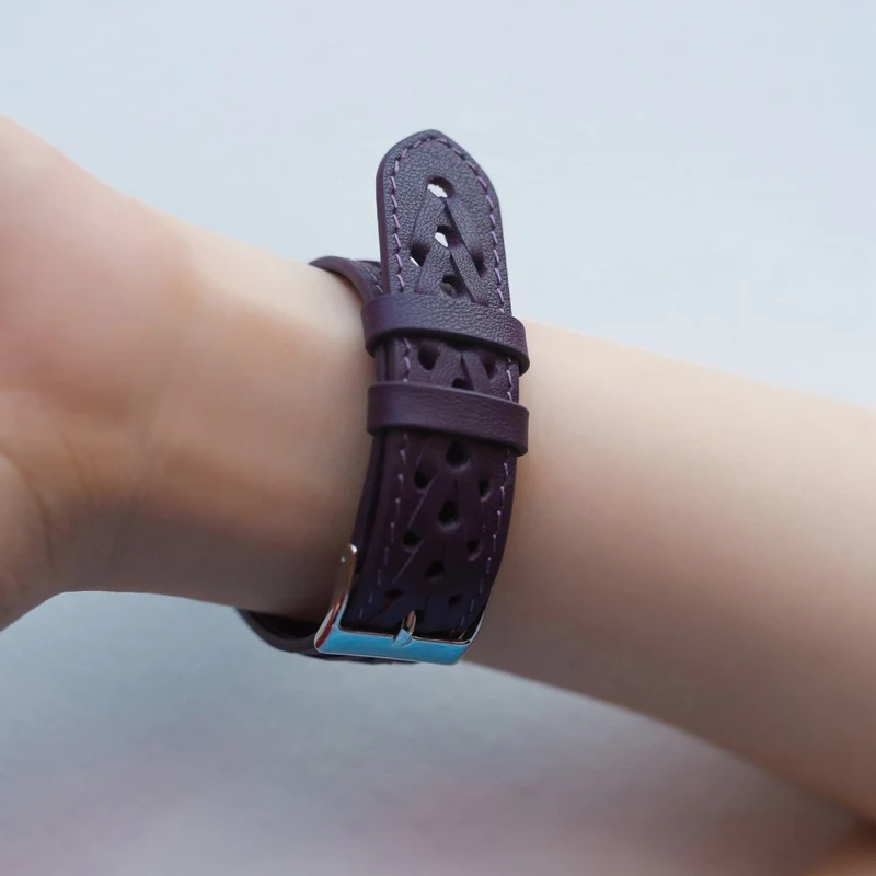 Unglaublich stylisch Universell Apple Echtes Leder armband