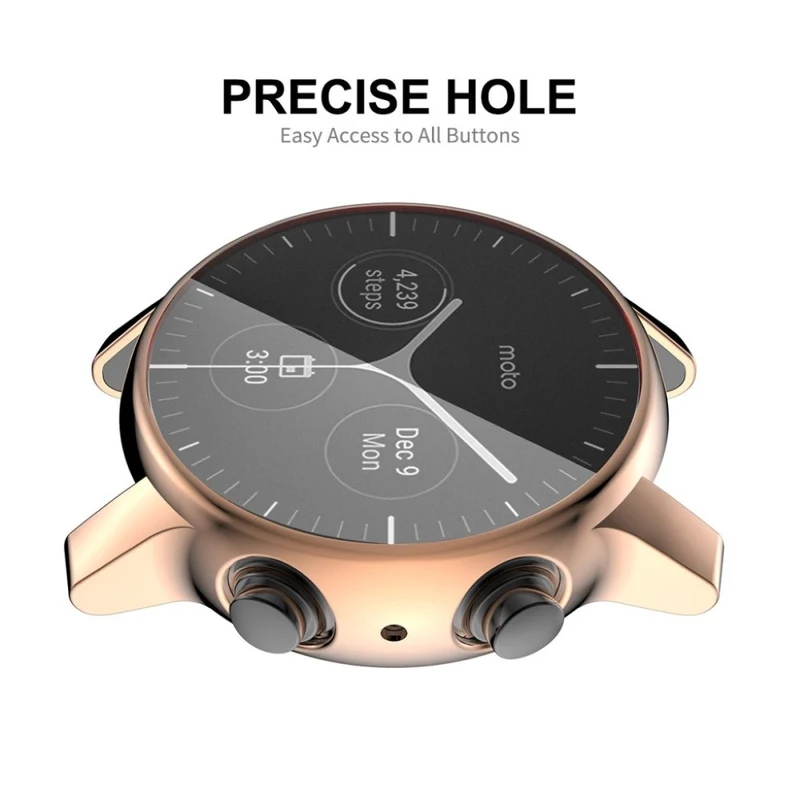 Super Stylisch Motorola Moto 360 (3rd Gen) Silikon / TPU Hülle