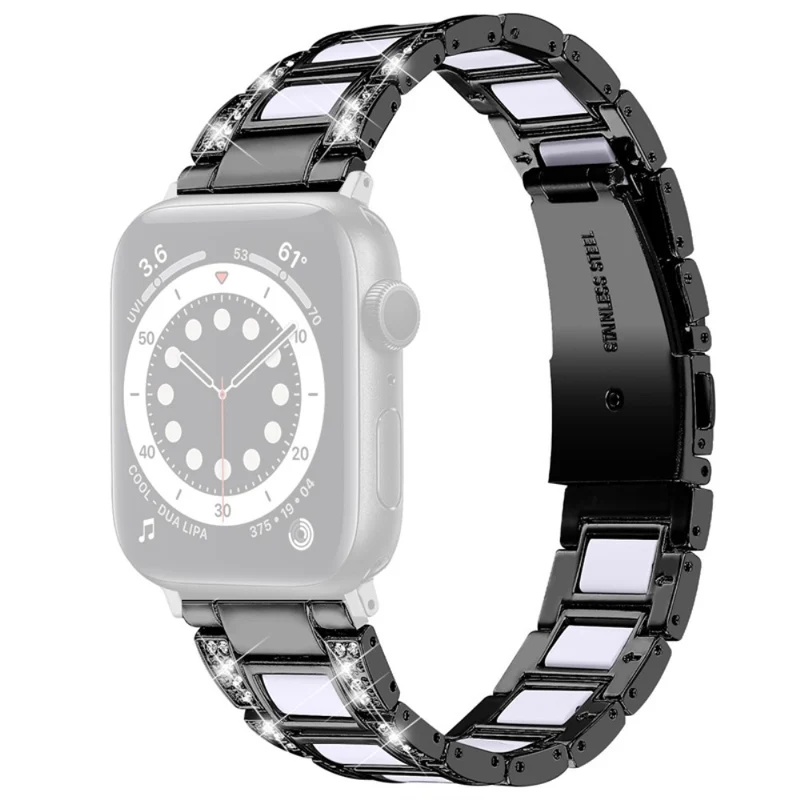Absolut gut Universell Apple Metall und Strass armband
