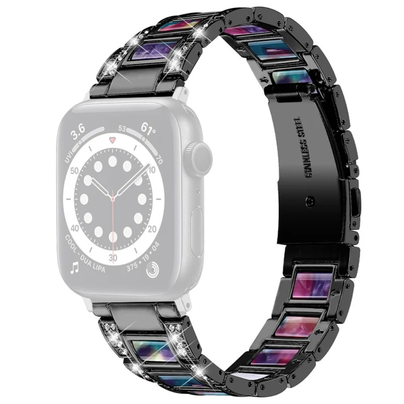 Absolut gut Universell Apple Metall und Strass armband