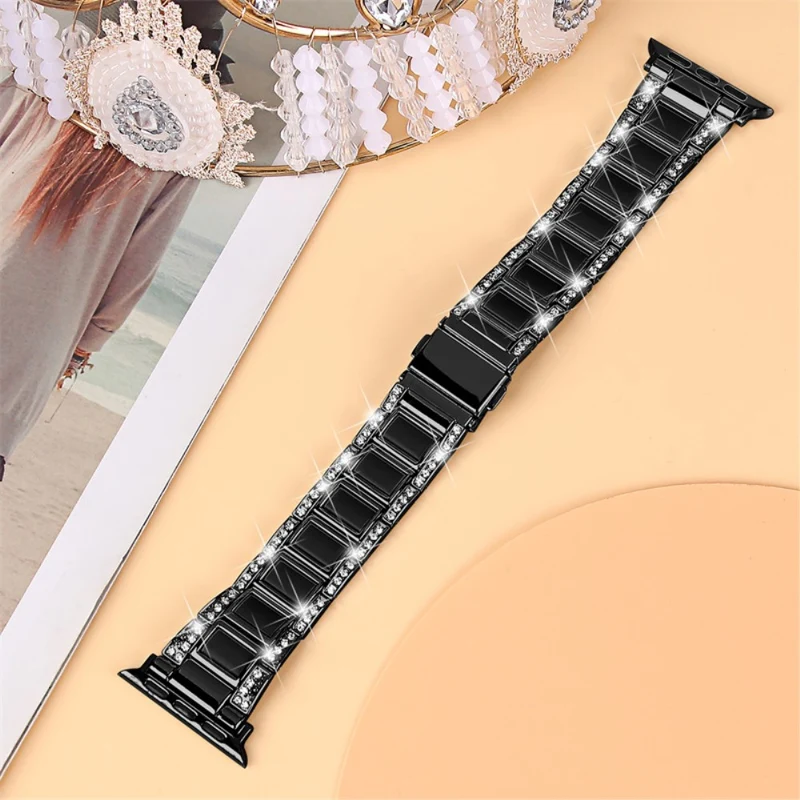 Absolut gut Universell Apple Metall und Strass armband