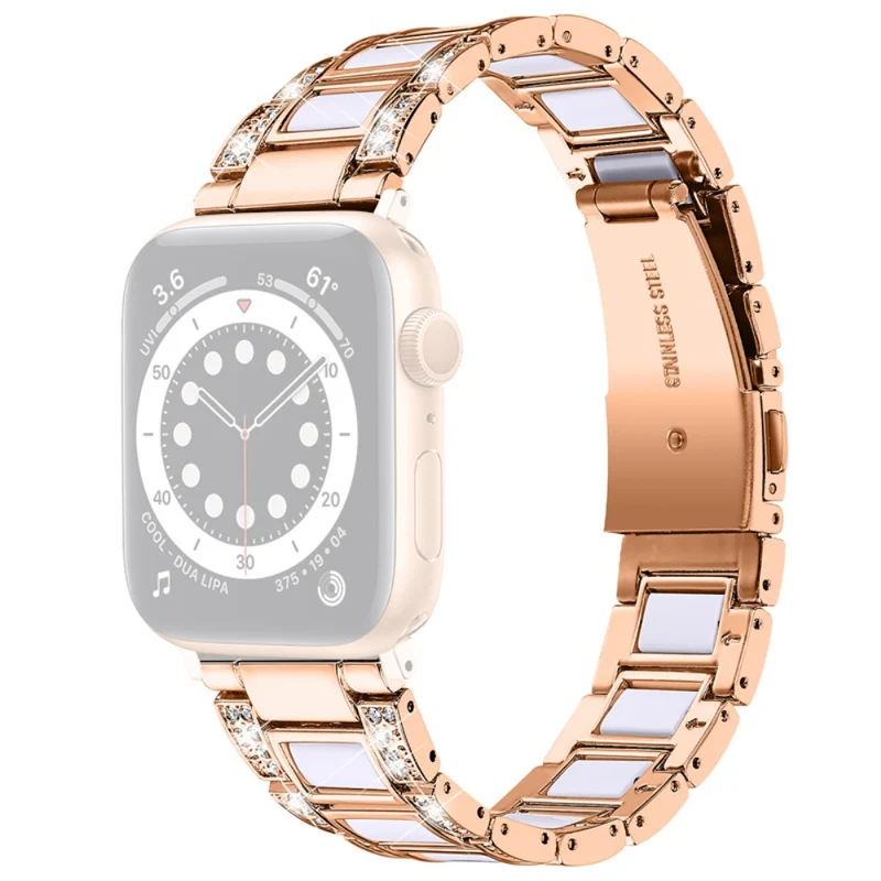 Absolut gut Universell Apple Metall und Strass armband