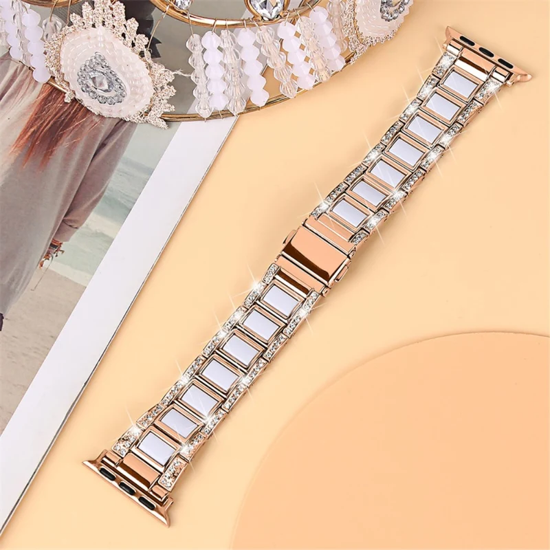 Absolut gut Universell Apple Metall und Strass armband