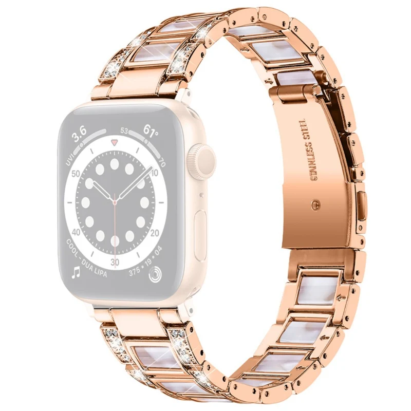 Absolut gut Universell Apple Metall und Strass armband