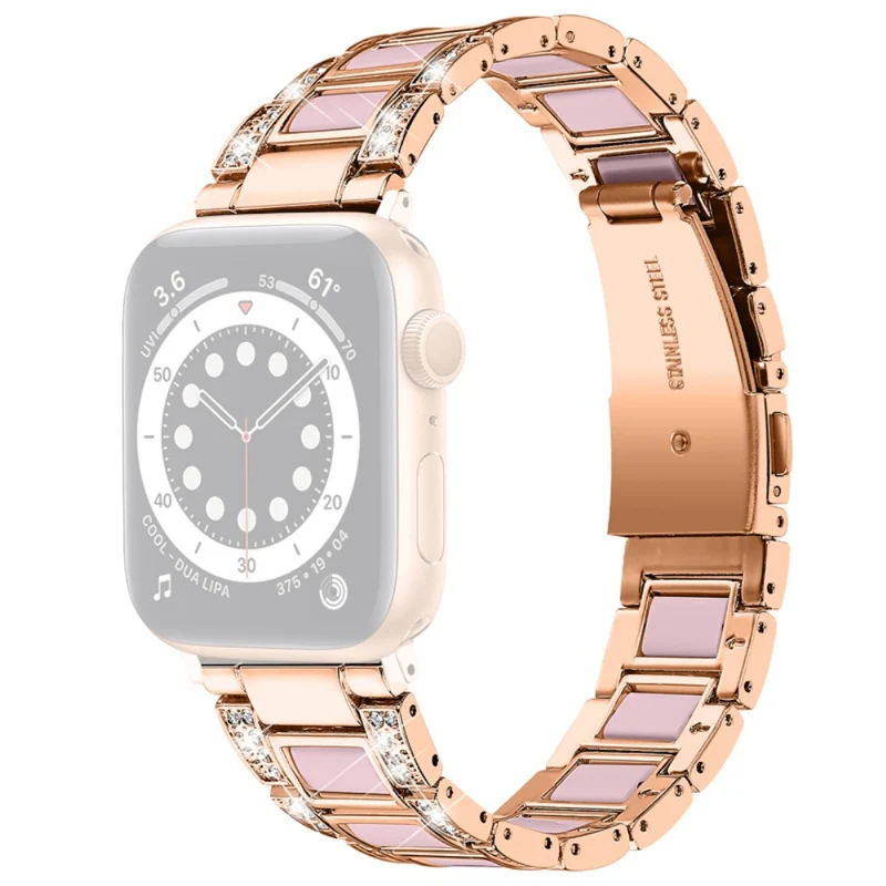 Absolut gut Universell Apple Metall und Strass armband